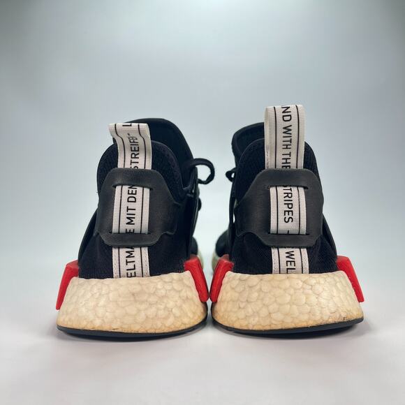 Adidas NMD XR1 Core Black Lace Up Lightweight Lifestyle Shoes BY1909 Mens Size 9 - Picture 5 of 10